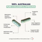 Organic Collagen Australia – Pure Collagen & Spirulina Capsules (120 Capsules)