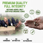 Grassfat USDA Organic 100% Grassfed Beef Organs Supplement – Made in USA | 30 Servings