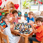 Grastfu 28-Pack Valentines Cards with Galaxy Squishies – Classroom Gifts & Party Favors