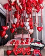 Grcypa Valentines Day Balloons Kit – Love Balloons & Heart Foils for Romance