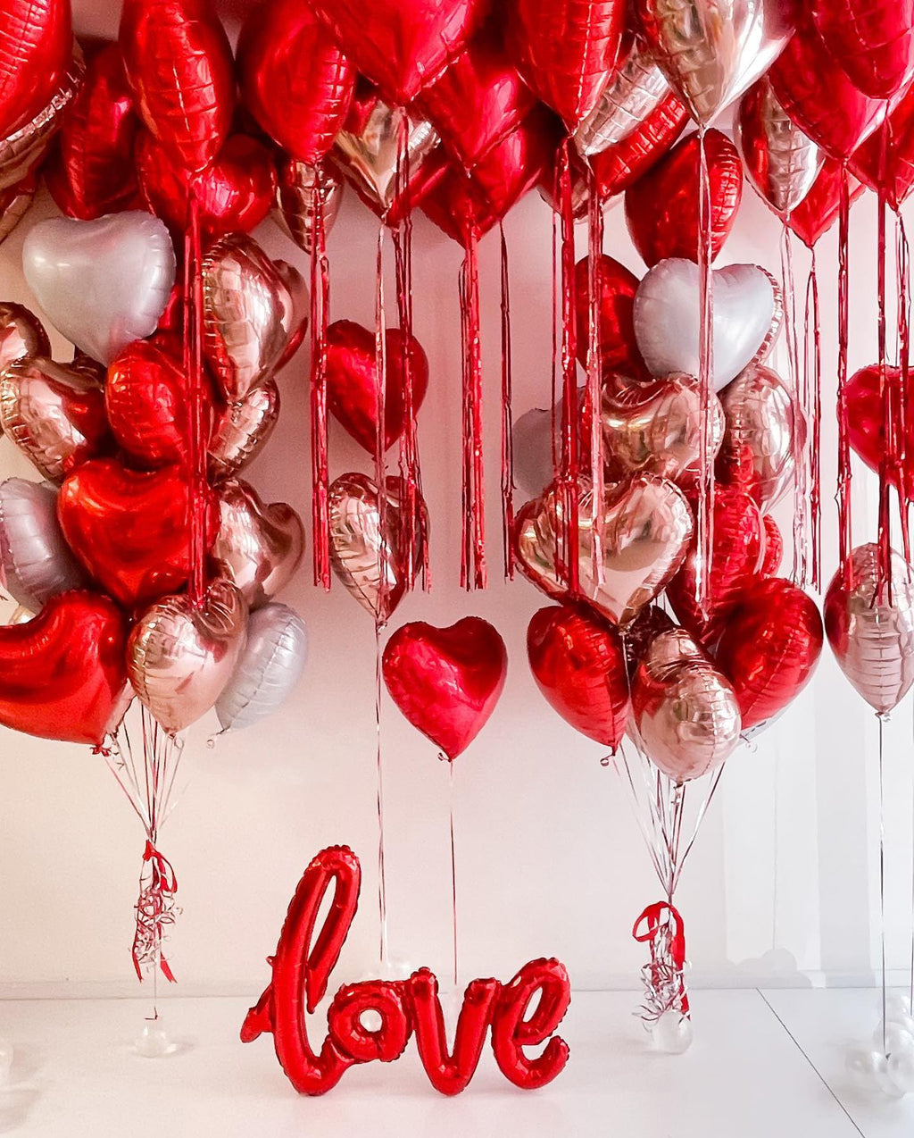 Grcypa Valentines Day Balloons Kit – Love Balloons & Heart Foils for Romance