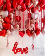 Grcypa Valentines Day Balloons Kit – Love Balloons & Heart Foils for Romance