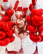 Grcypa Valentines Day Balloons Kit – Love Balloons & Heart Foils for Romance