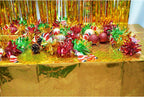 GREATRIL Gold Party Table Covers – Disposable 54 x 108 Inch Rectangle Tablecloth (2 Pack)