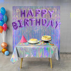 GREATRIL Iridescent Table Cloths – 54'' x 108'', 2 Pack, Mermaid/Undersea/Frozen/Demon Theme Party Decor