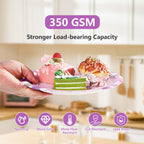 Greencian 96Pcs Pink Purple 2nd Birthday Tableware Set for 24 | Plates, Napkins & Forks