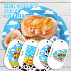 Greencian 96 Pcs Toy Cartoon Story 2nd Birthday Party Supplies — Plates & Napkins (Serves 24)