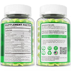 Bio Super Greens Gummis + Probiotika – Spirulina, Chlorella, Spinat, Pilze, Zuckerfrei Vegan 60 Stück