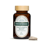Greenworks Nature's Rest Melatonin-Free Sleep Aid | Organic Herbal Blend (60 Count)