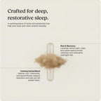 Greenworks Nature's Rest Melatonin-Free Sleep Aid | Organic Herbal Blend (60 Count)