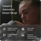 Greenworks Nature's Rest Melatonin-Free Sleep Aid | Organic Herbal Blend (60 Count)