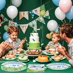 Grencian Golf First Birthday Party Supplies — Hole-in-One Tableware Set (Serves 24)
