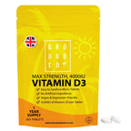 Grounded Vitamin D3 4000 IU – 365 Tablets