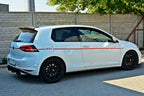 Maxton Design - Rear Diffuser & Rear Side Splitters VW GOLF MK7 Pre Facelift GTI