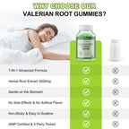 2 Pack Organic Valerian Root Gummies – Calming Sleep Support (Melatonin Free)