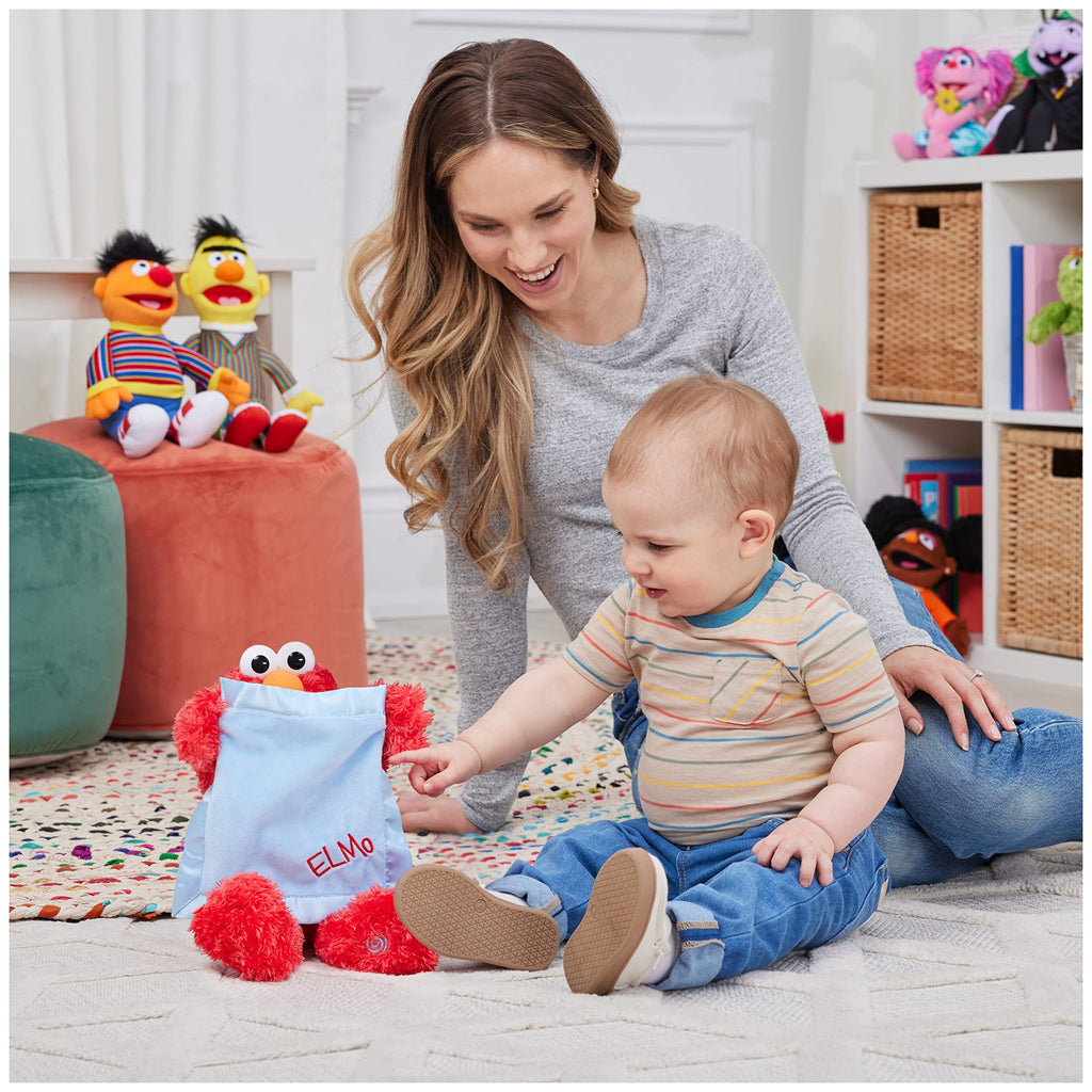 GUND Peek-a-Boo Elmo Animated Plush – 15” Sesame Street Official Toy for Ages 18 Months+