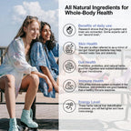 Probiotics for Women and Men - 300 Billion CFU, 24 Strains, 15 Organic Herbs + Prebiotics - Shelf-Stable Gut Health Supplement (8 Month Supply)