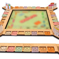 GUYTRENDz Custom Board Game Frame — Personalized Organizer for Monopoly and Economic-Themed Sets | Natural Finish