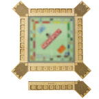 GUYTRENDz Custom Board Game Frame — Personalized Organizer for Monopoly and Economic-Themed Sets | Natural Finish