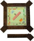 GUYTRENDz Custom Board Game Frame Ebony – Monopoly Organizer Complete Set