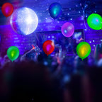 GYIPFIPA 60 Pcs UV Neon Balloons - Blacklight Glow Party Decor