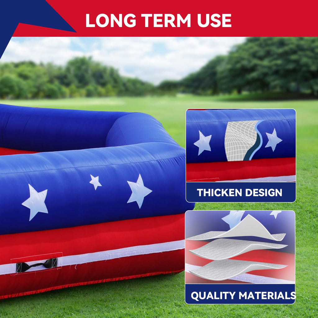 GYMMALL Gaga Ball Pit Inflatable 20FT with Built-in Blower – Portable Indoor/Outdoor Gagaball Court