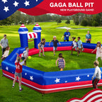 GYMMALL Gaga Ball Pit Inflatable 20FT with Built-in Blower – Portable Indoor/Outdoor Gagaball Court