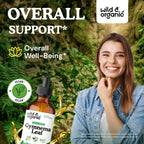 Wild & Organic Gymnema Sylvestre Extract Drops – Sugar-Free, Alcohol-Free, Vegan (2 x 4 oz)