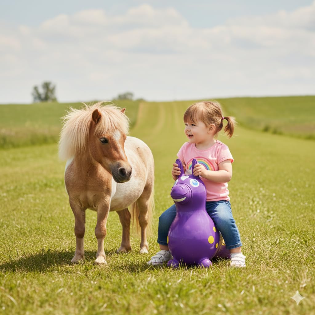 Gymnic Rody Bounce Horse Purple – Balance, Coordination & Play Toy