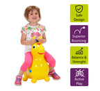 Gymnic Rody Bounce Horse Yellow | Safe Inflatable Toy for Balance and Coordination