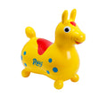 Gymnic Rody Bounce Horse Yellow | Safe Inflatable Toy for Balance and Coordination