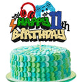 Gyufise 1Pcs 11th Birthday Video Game Cake Topper – Gaming Level Unlocked Controller Theme