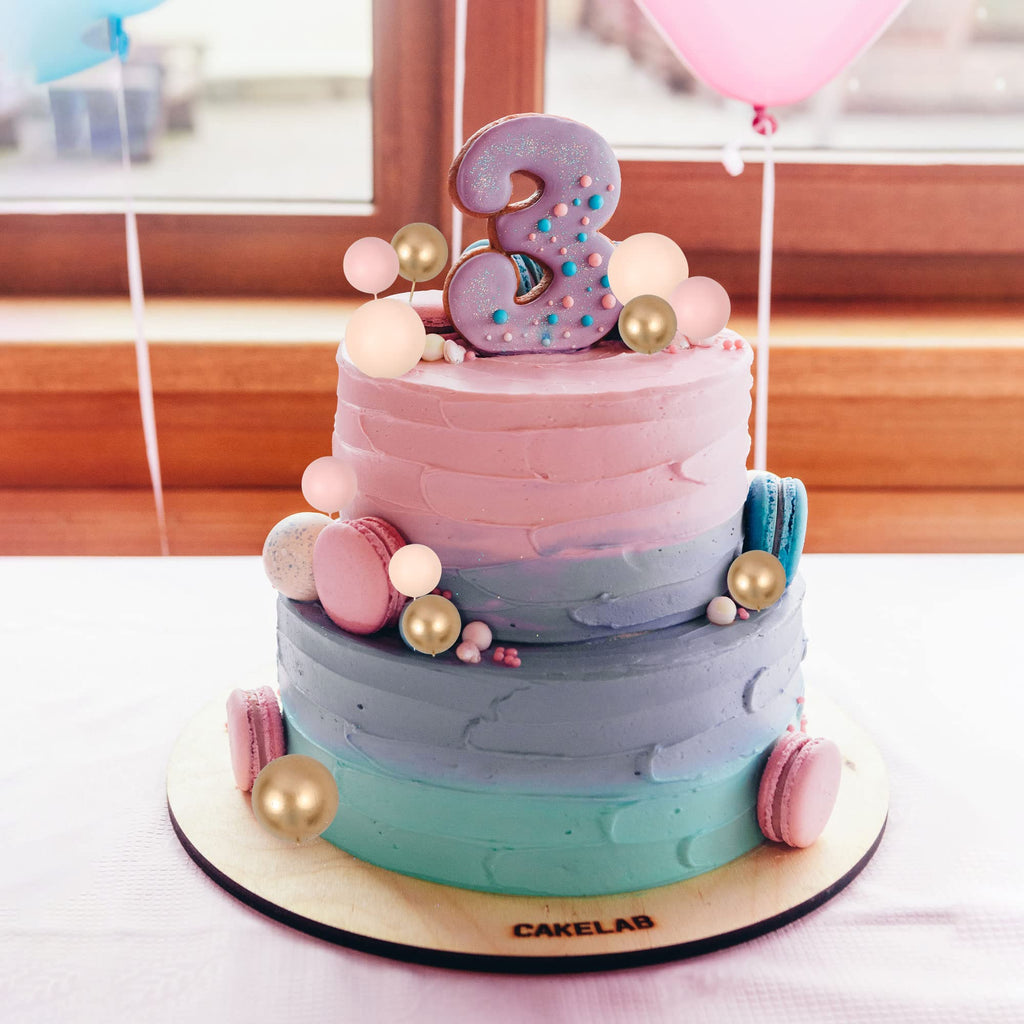 Gyufise 30Pcs Ball Cake Topper Set – Apricot Gold Ball Picks for Bear Theme Parties