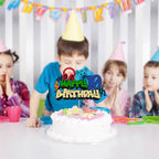Gyufise Video Game 10th Birthday Cake Topper – Glitter Cake Pick