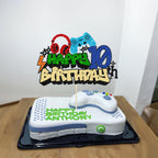 Gyufise Video Game 10th Birthday Cake Topper – Glitter Cake Pick