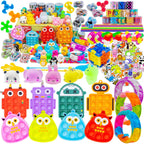 H-Partner 110 PCS Party Favors for Kids 4-8-12 | Classroom Prizes, Pinata Fillers & Gift Bags