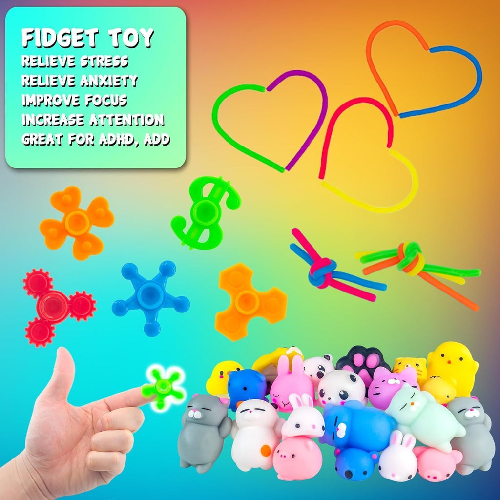 H-Partner 110 PCS Party Favors for Kids 4-8-12 | Classroom Prizes, Pinata Fillers & Gift Bags