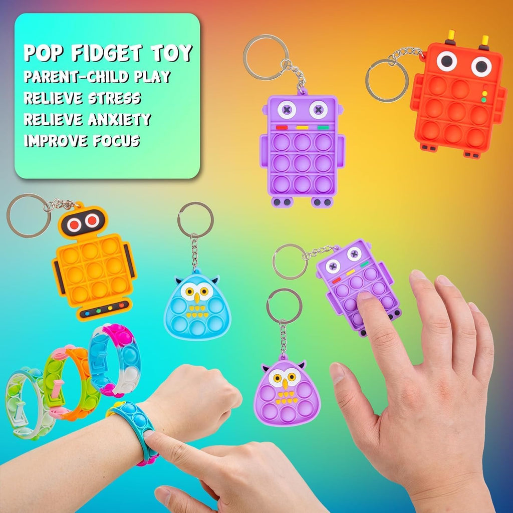 H-Partner 110 PCS Party Favors for Kids 4-8-12 | Classroom Prizes, Pinata Fillers & Gift Bags