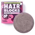Hair Blocks Festes Shampoo Schwarze Kirsche – Plastikfreie Vegane Shampoostücke
