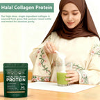 Halal Collagen Protein Powder – Grass-Fed, Organic, Hydrolyzed, Unflavoured | 30 Servings
