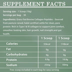 Halal Collagen Protein Powder – Grass-Fed, Organic, Hydrolyzed, Unflavoured | 30 Servings