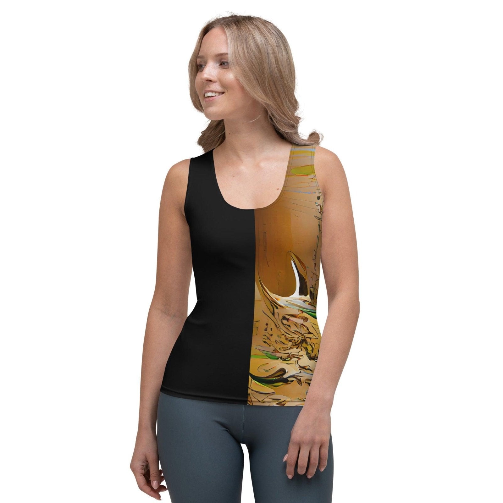 Half Black Half Gāolàng - Womens Tank Top