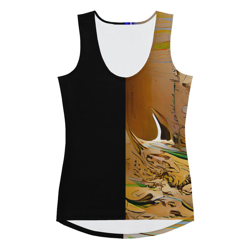 Half Black Half Gāolàng - Womens Tank Top