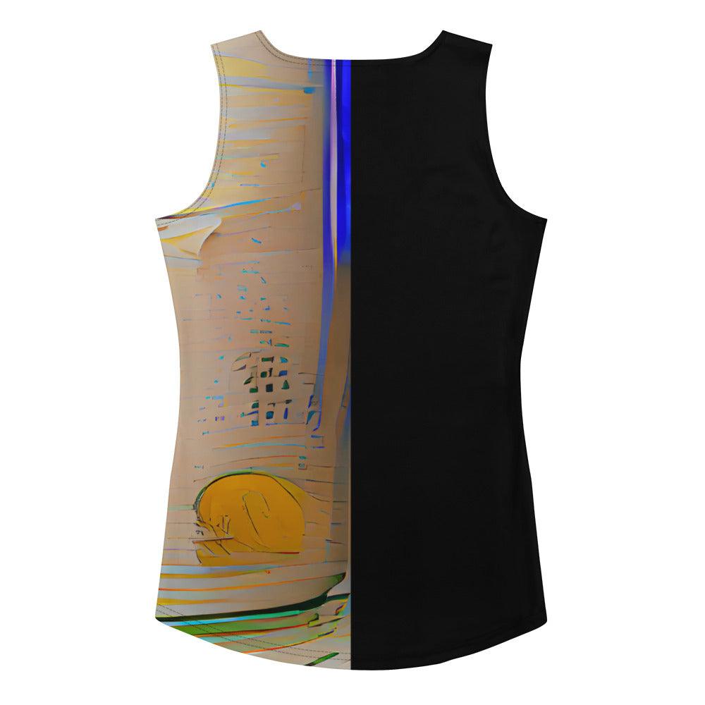 Half Black Half Gāolàng - Womens Tank Top
