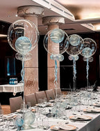 Haolongfa Bobo Balloons 24 Inch – Clear Bubble Balloons for DIY Party Decor, 25 Pcs
