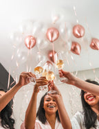 Haolongfa Rose Gold Balloon Arch Kit – 134-Piece Multi-Size Balloons for Weddings & Parties
