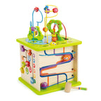 Hape Country Critters Play Cube | Wooden Learning Toy for Toddlers – 5-Sided Activity Centre