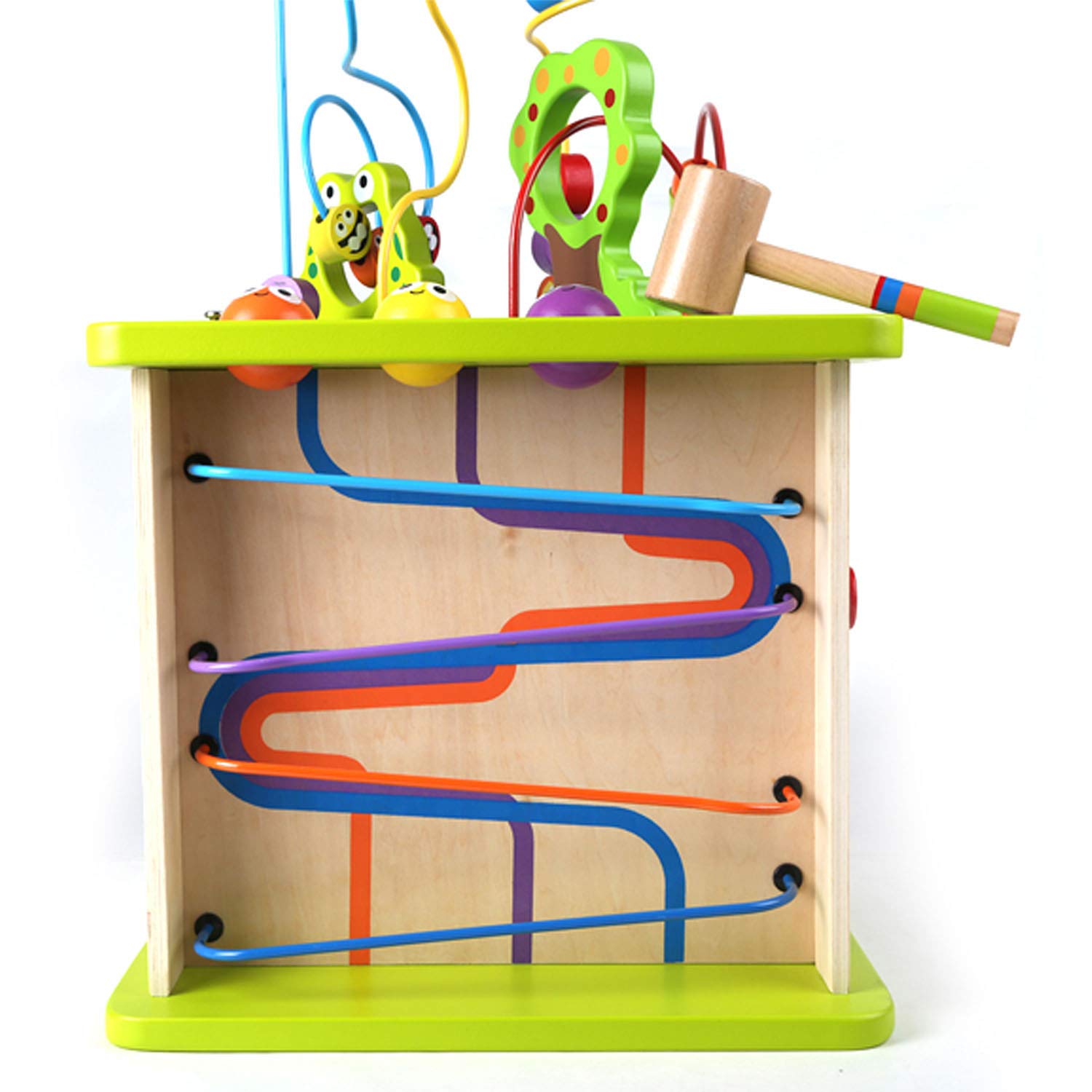 Hape Country Critters Play Cube | Wooden Learning Toy for Toddlers – 5-Sided Activity Centre