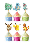 24x Cupcake Toppers – Easy Happy Birthday Decor for Kids | HAPPY CHOICES