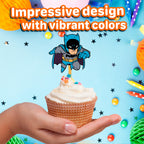 Happy Choices 24x Hero Super Kids Cupcake Toppers – Strong Birthday Decor for Kids